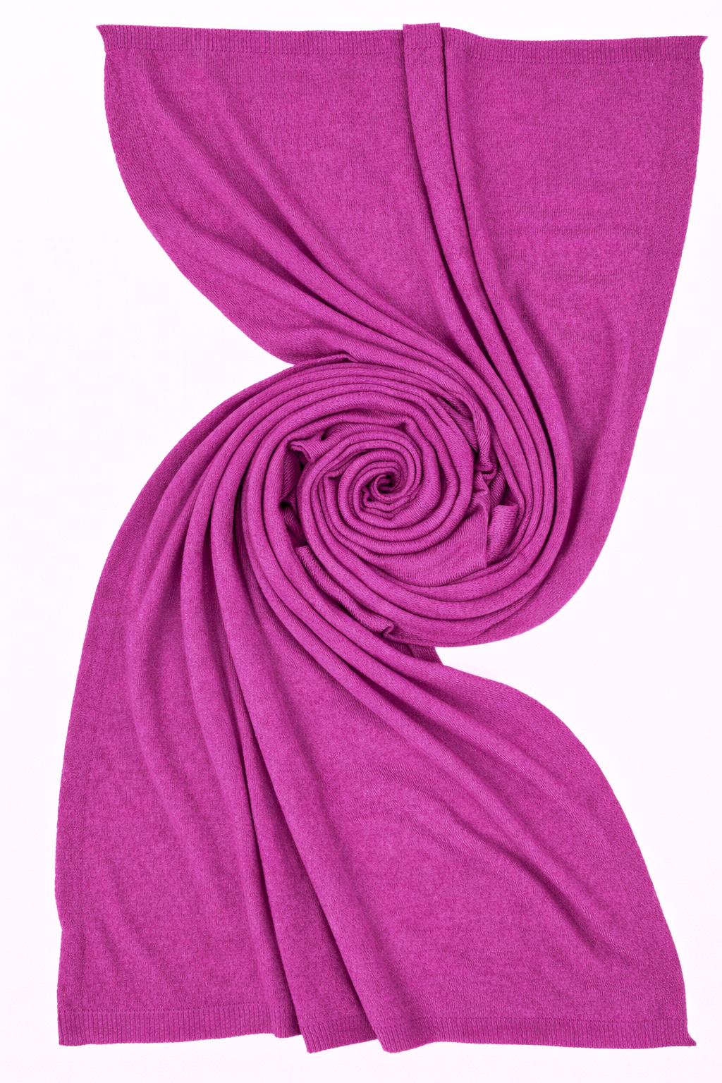 STOLA 10%CASHMERE 33%MERINO S33%VI 24%POLY MADE IN ITALY    - CICLAMINO